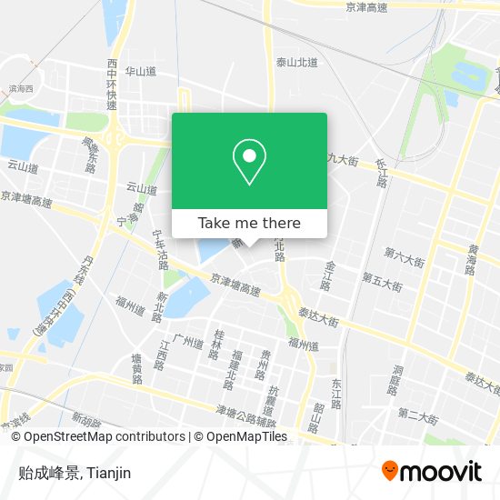 贻成峰景 map