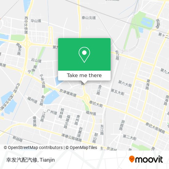 幸发汽配汽修 map