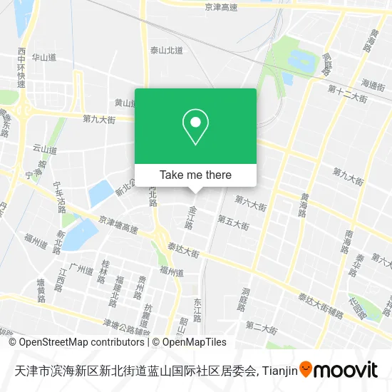 天津市滨海新区新北街道蓝山国际社区居委会 map