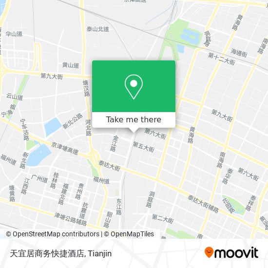 天宜居商务快捷酒店 map