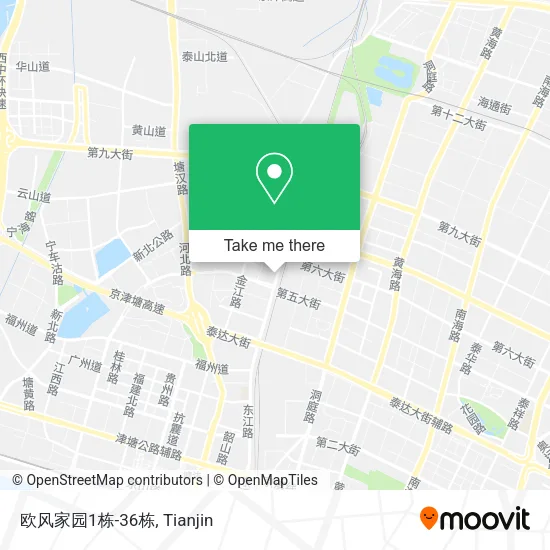 欧风家园1栋-36栋 map