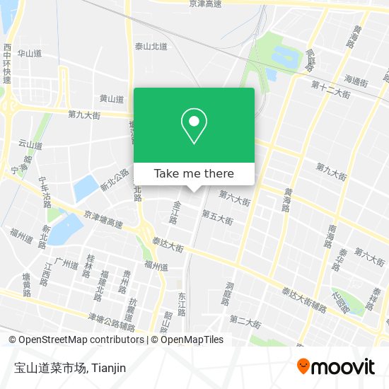 宝山道菜市场 map