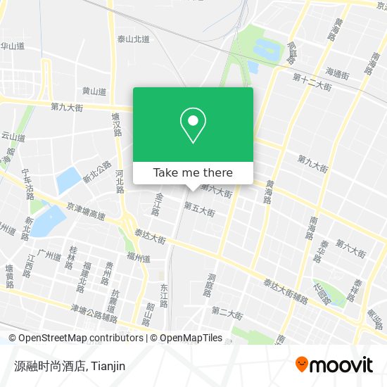 源融时尚酒店 map