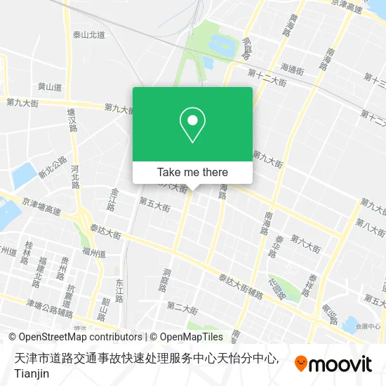 天津市道路交通事故快速处理服务中心天怡分中心 map