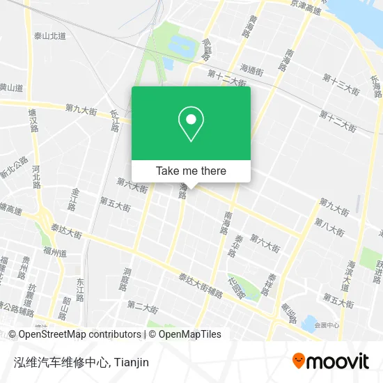 泓维汽车维修中心 map