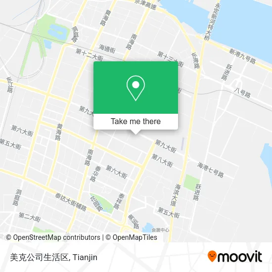 美克公司生活区 map