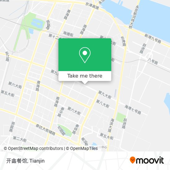 开鑫餐馆 map
