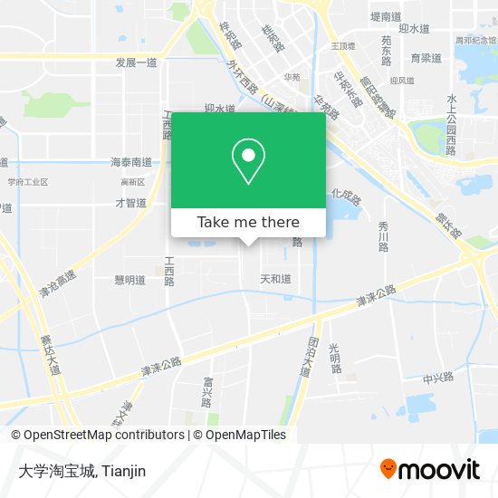 大学淘宝城 map