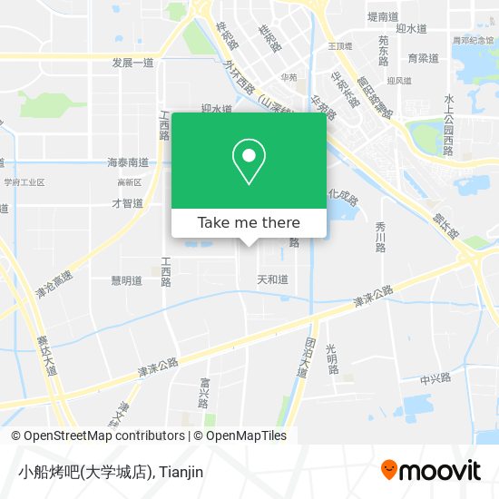 小船烤吧(大学城店) map