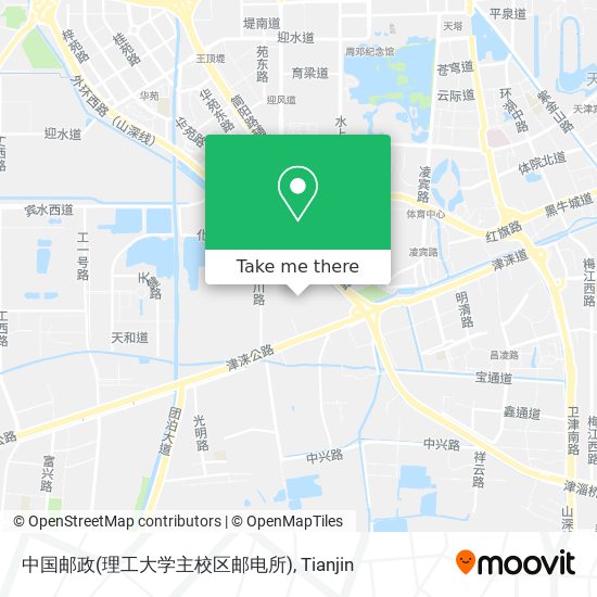 中国邮政(理工大学主校区邮电所) map