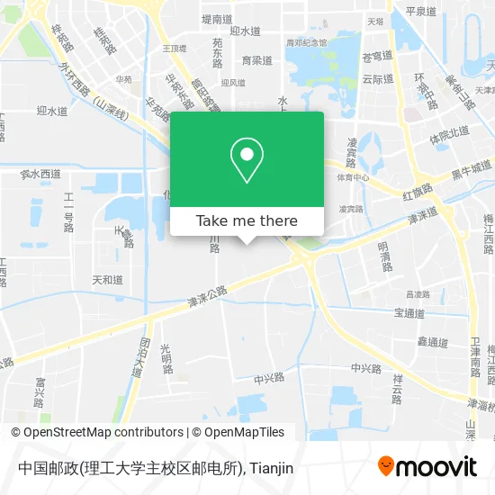 中国邮政(理工大学主校区邮电所) map