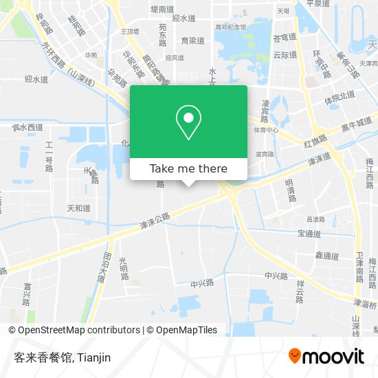 客来香餐馆 map