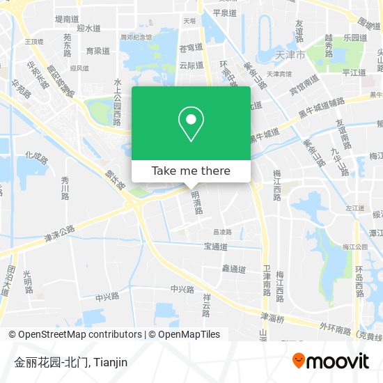 金丽花园-北门 map