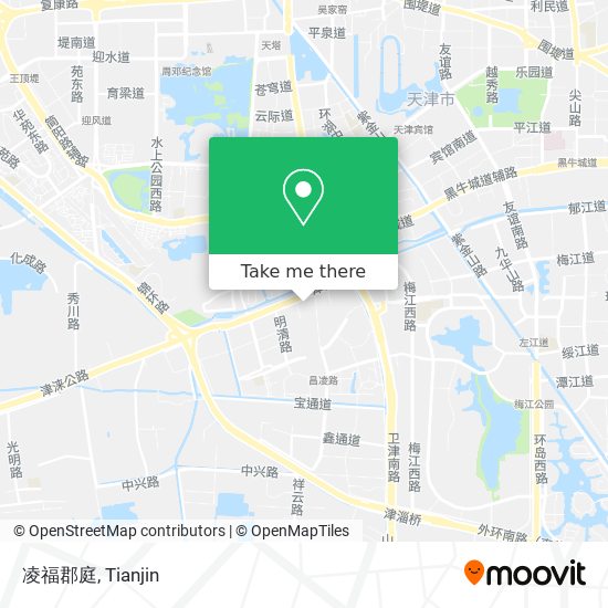 凌福郡庭 map