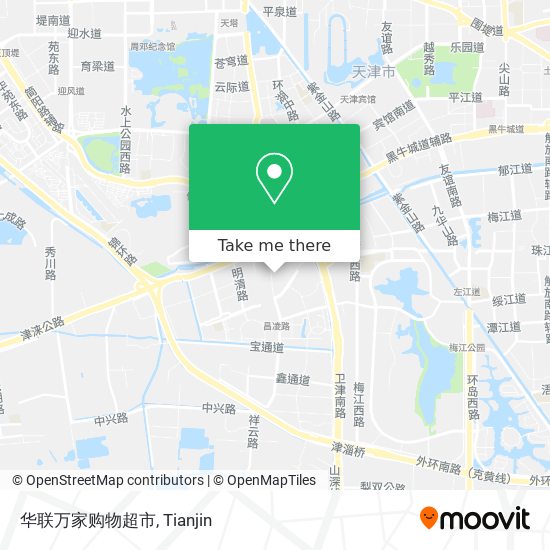 华联万家购物超市 map