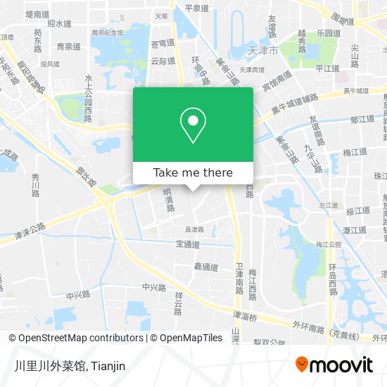 川里川外菜馆 map