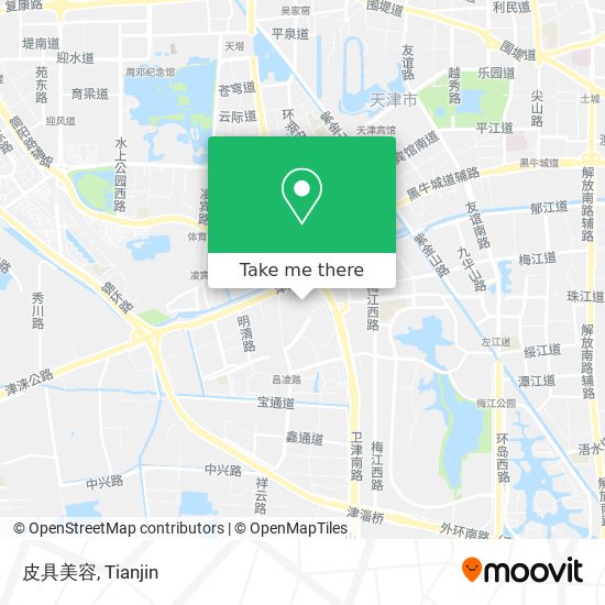 皮具美容 map