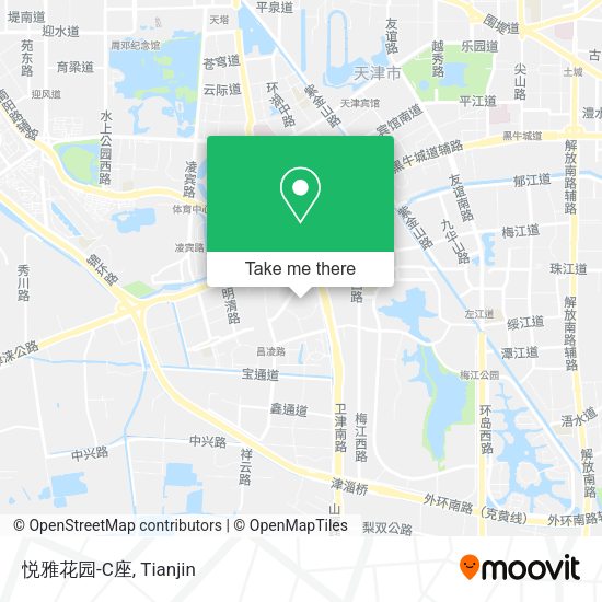 悦雅花园-C座 map