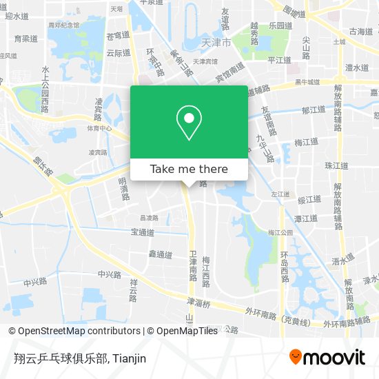 翔云乒乓球俱乐部 map