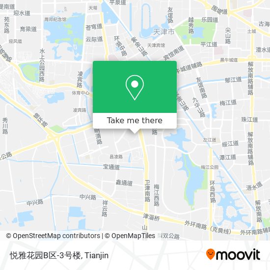 悦雅花园B区-3号楼 map