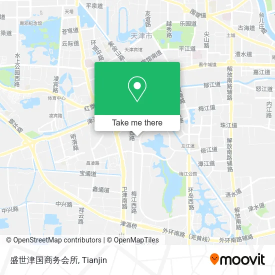 盛世津国商务会所 map