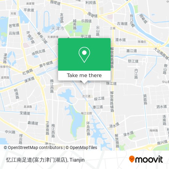 忆江南足道(富力津门湖店) map