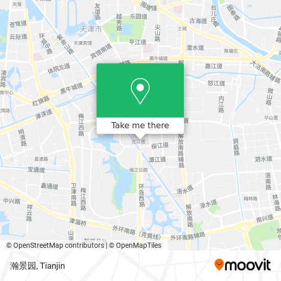 瀚景园 map