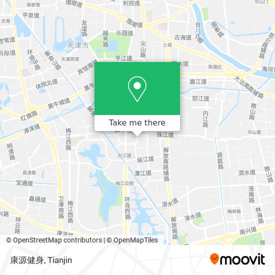 康源健身 map
