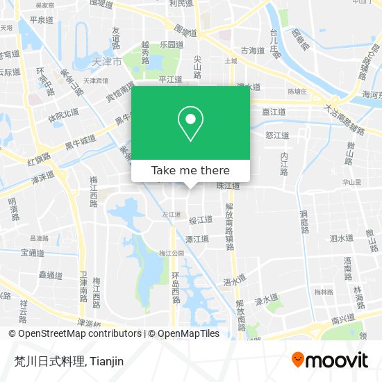 梵川日式料理 map