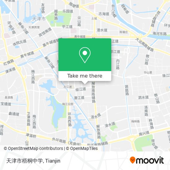 天津市梧桐中学 map