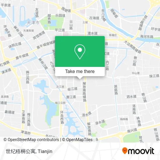 世纪梧桐公寓 map