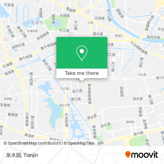 泉水园 map