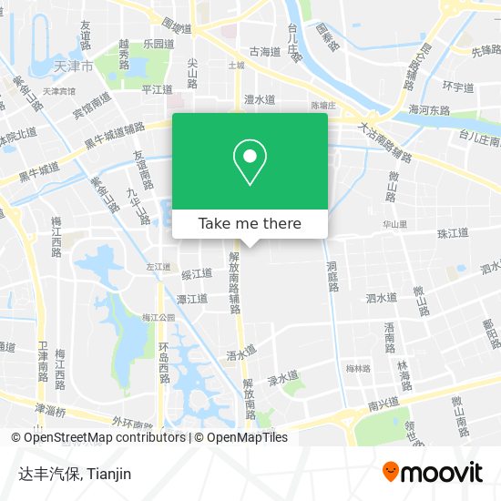 达丰汽保 map
