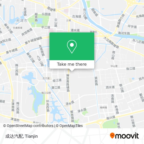 成达汽配 map