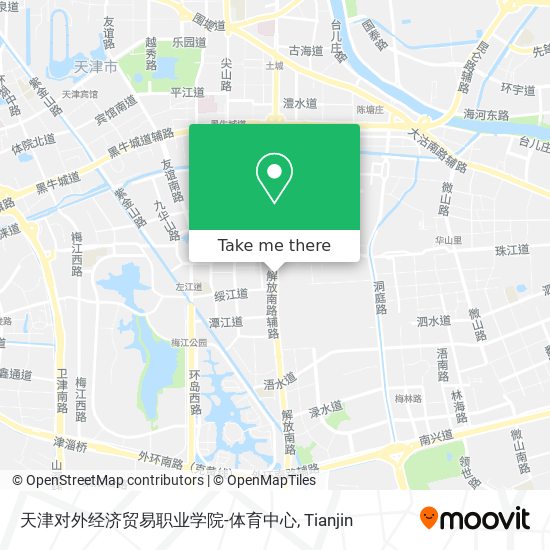 天津对外经济贸易职业学院-体育中心 map