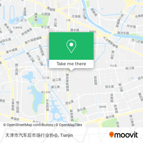 天津市汽车后市场行业协会 map