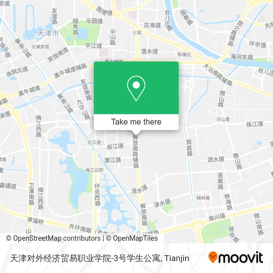 天津对外经济贸易职业学院-3号学生公寓 map