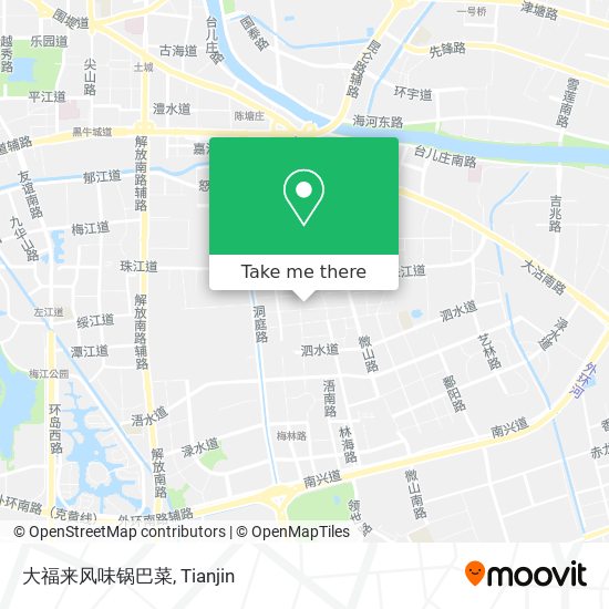 大福来风味锅巴菜 map