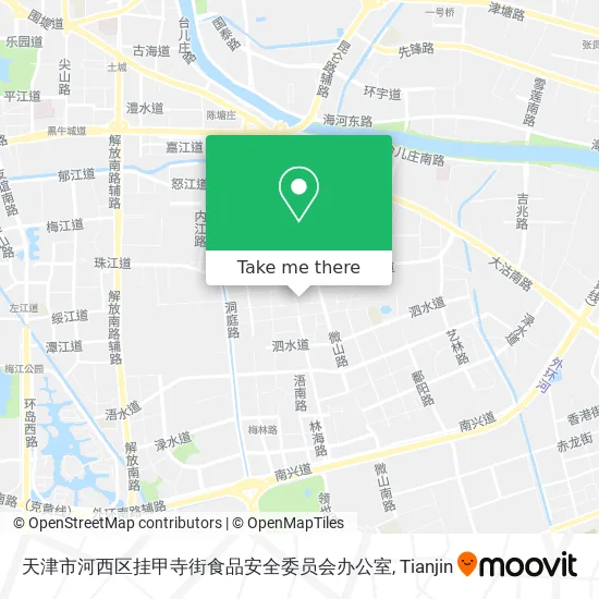 天津市河西区挂甲寺街食品安全委员会办公室 map