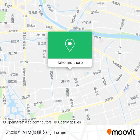 天津银行ATM(银联支行) map