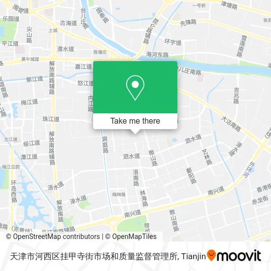 天津市河西区挂甲寺街市场和质量监督管理所 map