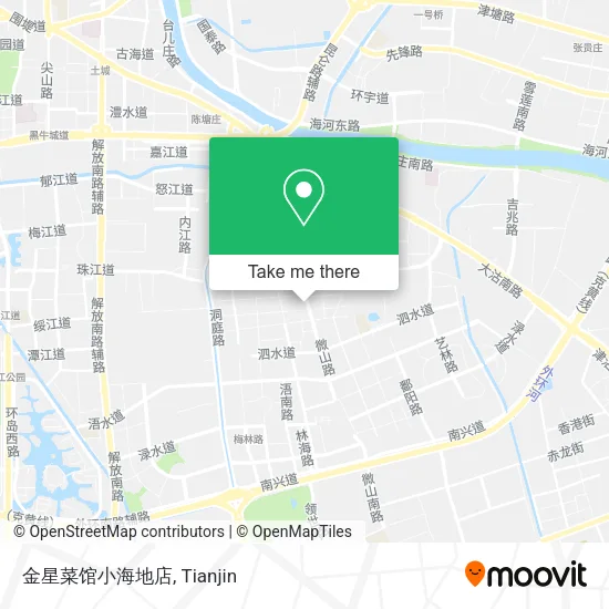 金星菜馆小海地店 map