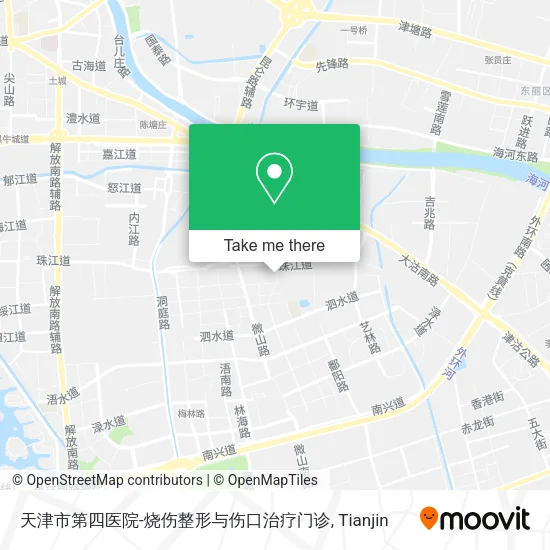 天津市第四医院-烧伤整形与伤口治疗门诊 map