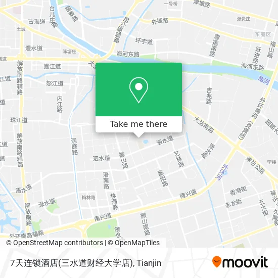 7天连锁酒店(三水道财经大学店) map
