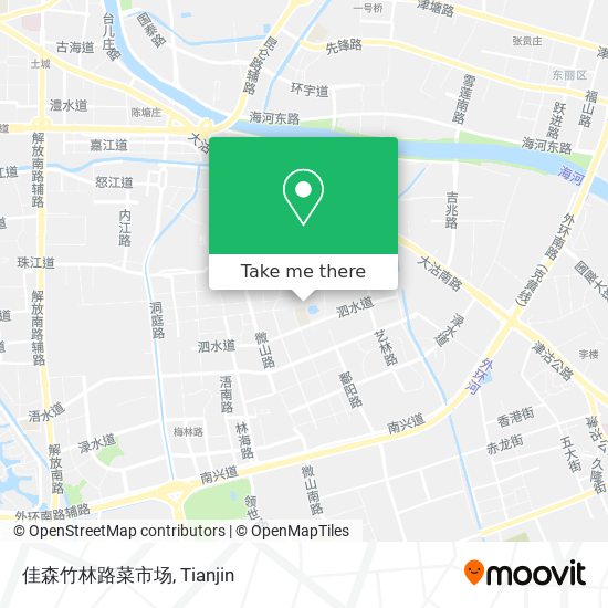佳森竹林路菜市场 map