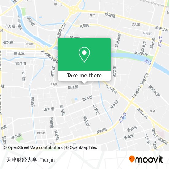 天津财经大学 map