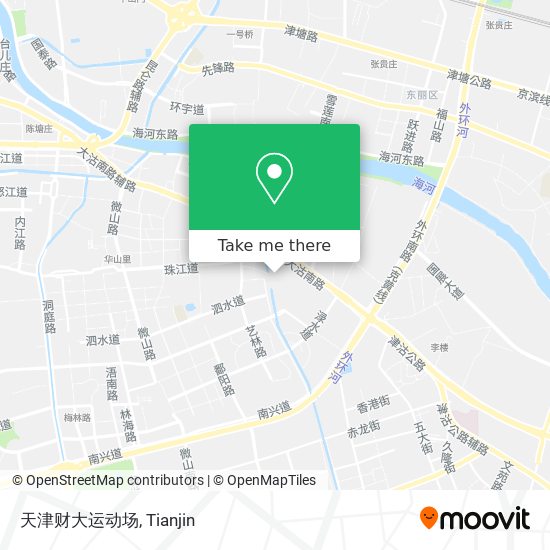天津财大运动场 map