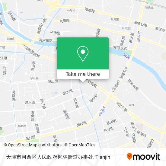 天津市河西区人民政府柳林街道办事处 map