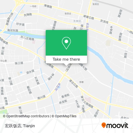 宏跃饭店 map