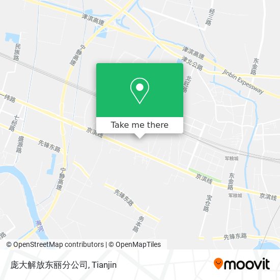 庞大解放东丽分公司 map